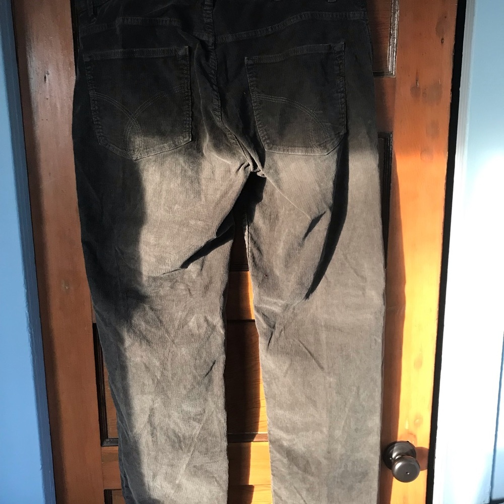 Calvin Klein corduroy jeans olive - Picture 2 of 3